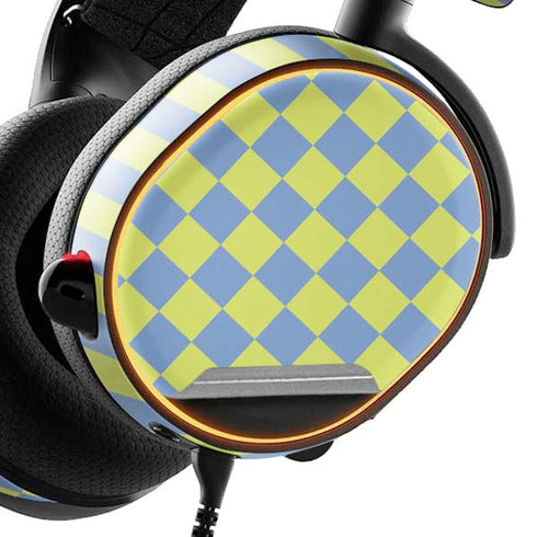 Neon Checkered SteelSeries Arctis 3 Skin